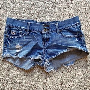 Hollister Cut Off Jean Shorts